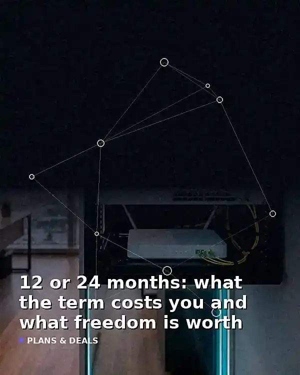 12 or 24 months: what the term costs you and what freedom is worth - TelecomDesk guide artwork