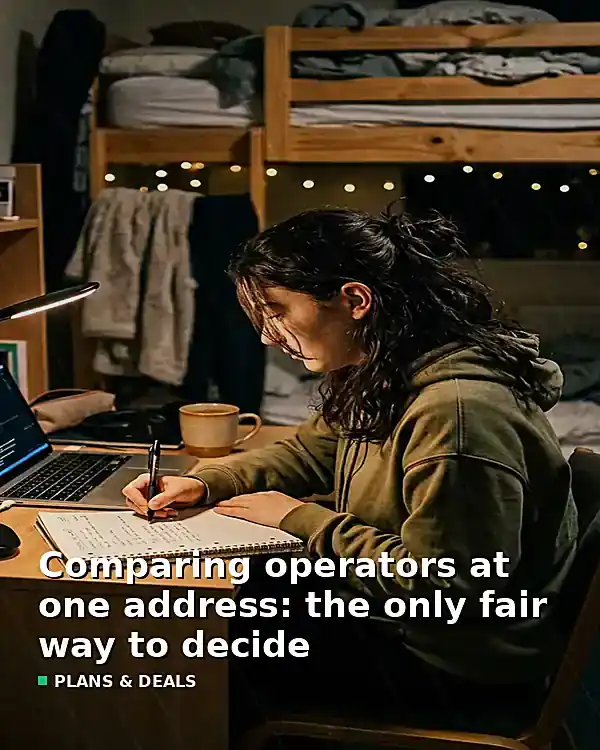 Comparing operators at one address: the only fair way to decide - TelecomDesk guide artwork