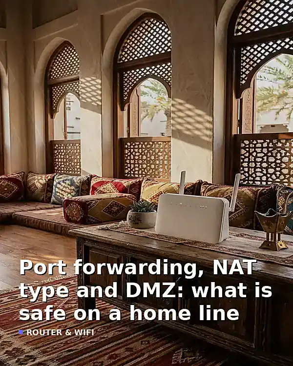 Port forwarding, NAT type and DMZ: what is safe on a home line - TelecomDesk guide artwork