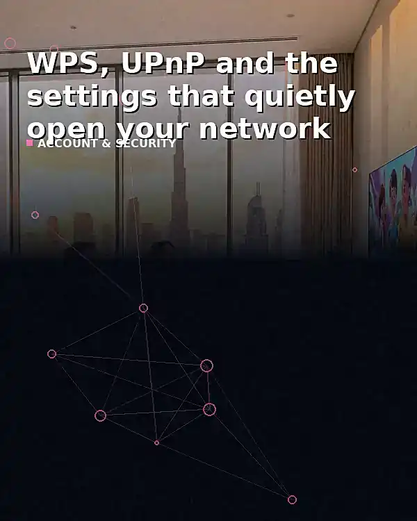 WPS, UPnP and the settings that quietly open your network - TelecomDesk guide artwork