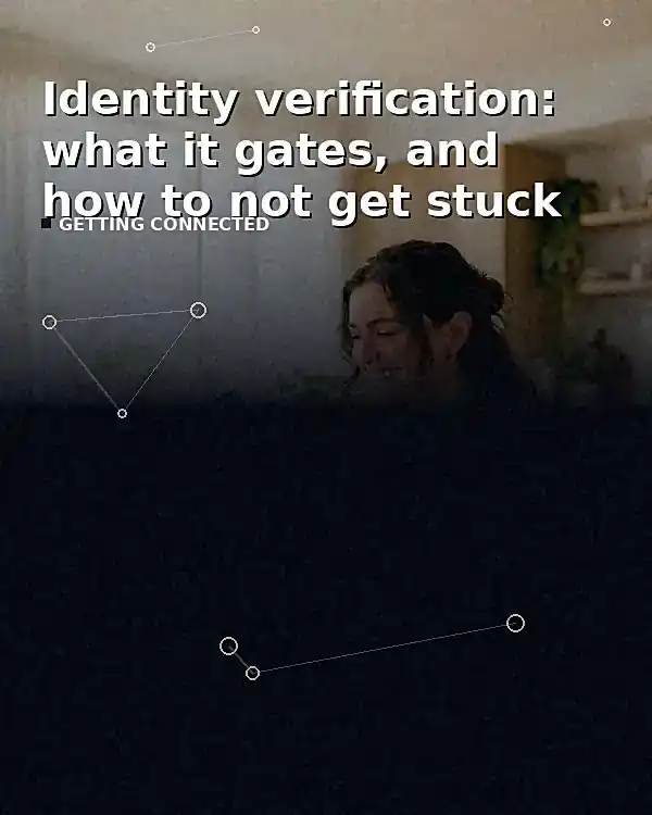 Identity verification: what it gates, and how to not get stuck - TelecomDesk guide artwork