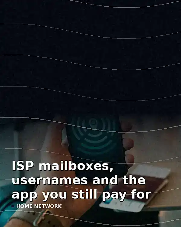 ISP mailboxes, usernames and the app you still pay for - TelecomDesk guide artwork